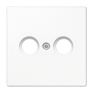 Jung centrālplate TV/FM LS, balta