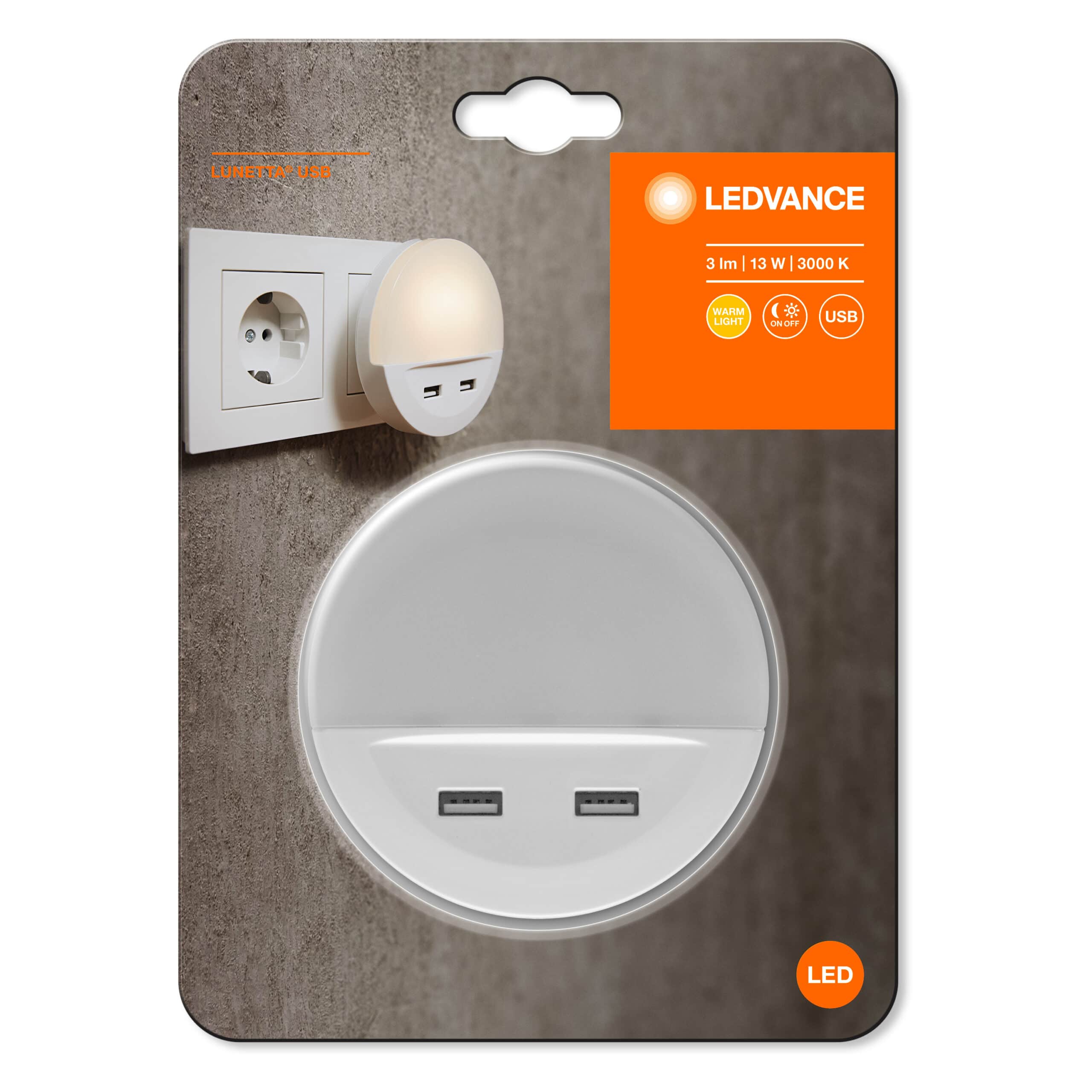 Ledvance gaismeklis ar USB
