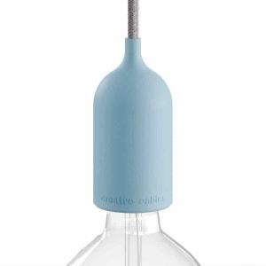 Creative Cables EIVA pastel spuldzes turētājs E27 IP65 - Gaiši zils