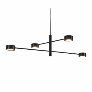 Nordlux Clyde piekaramā lampa LED melns