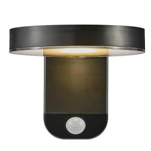 Nordlux Rica Round sienas/fasādes lampa ar sensoru