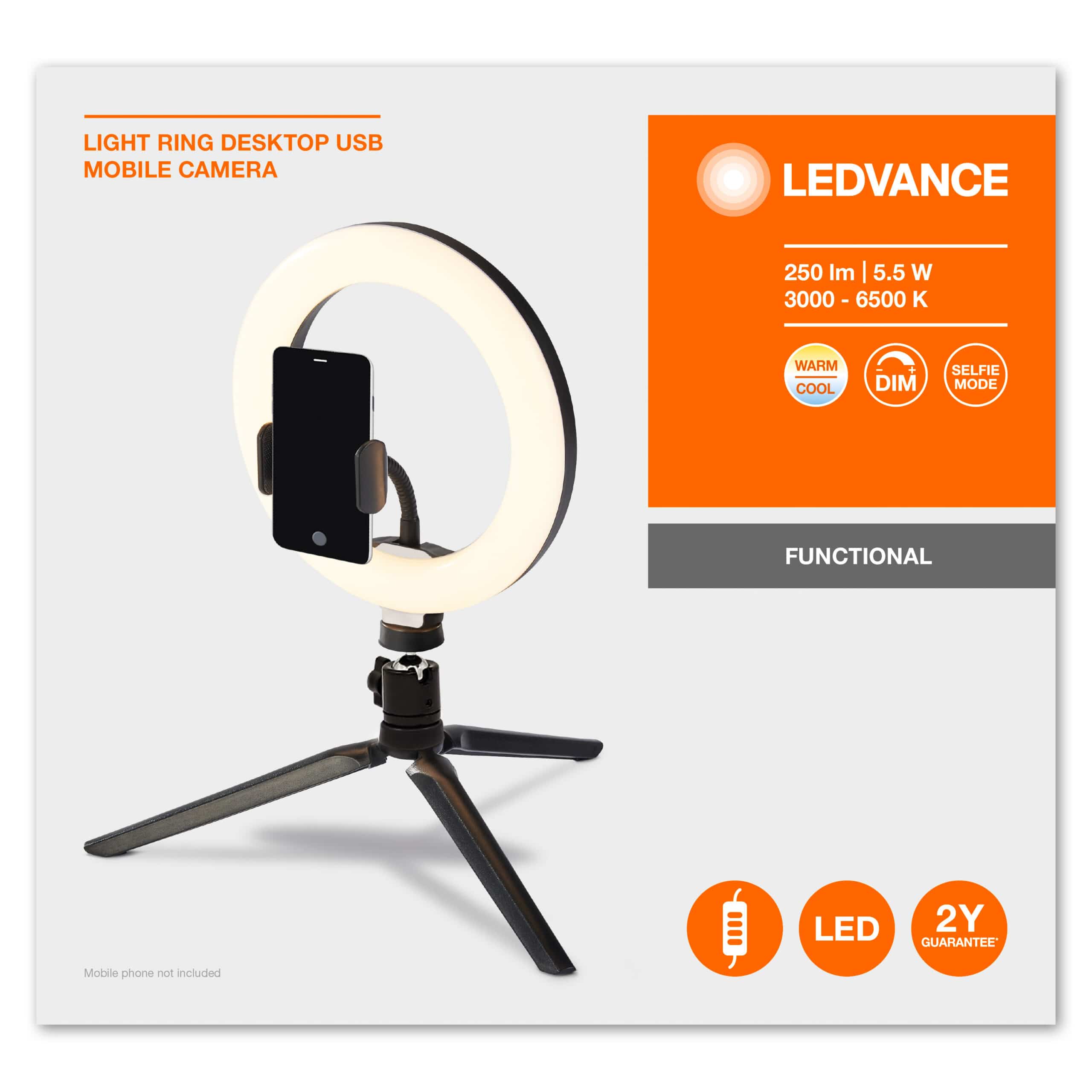 Ledvance LED riņķa lampas galda statīvs