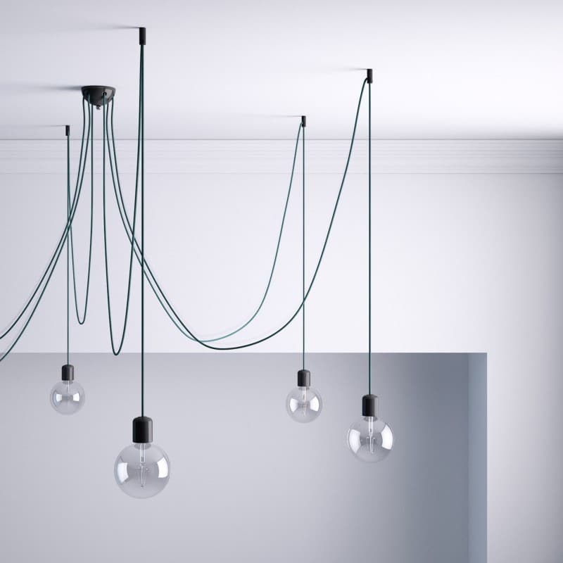 Creative Cables tekstila kabeļa āķis pie griestiem