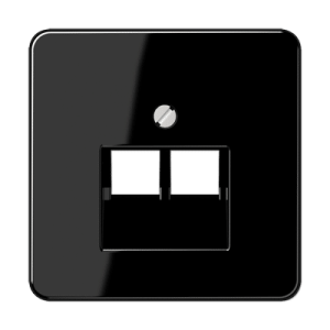Jung centrālplate datu ligzdai 2xRJ45 CD