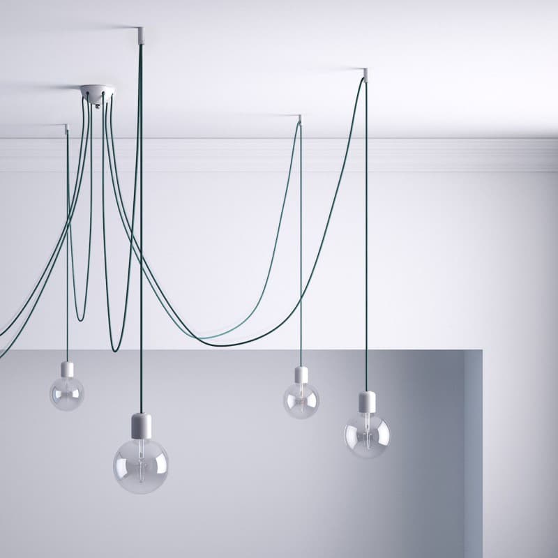 Creative Cables tekstila kabeļa āķis pie griestiem