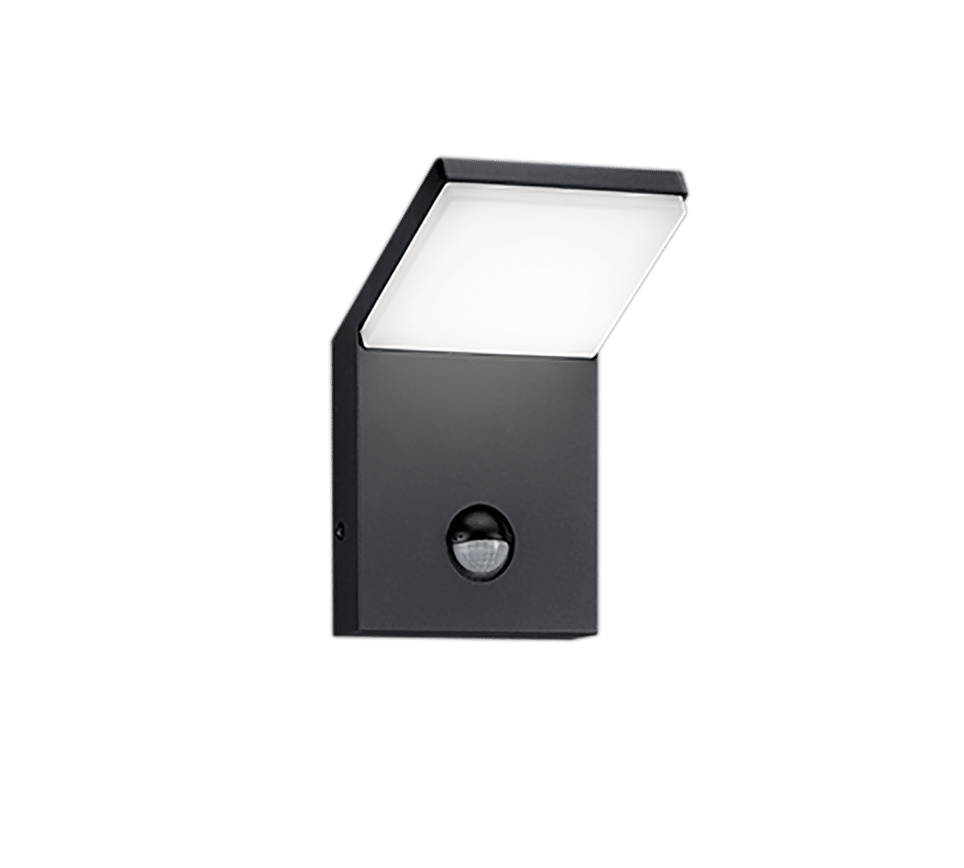 Trio Pearl sienas/fasādes lampa ar sensoru