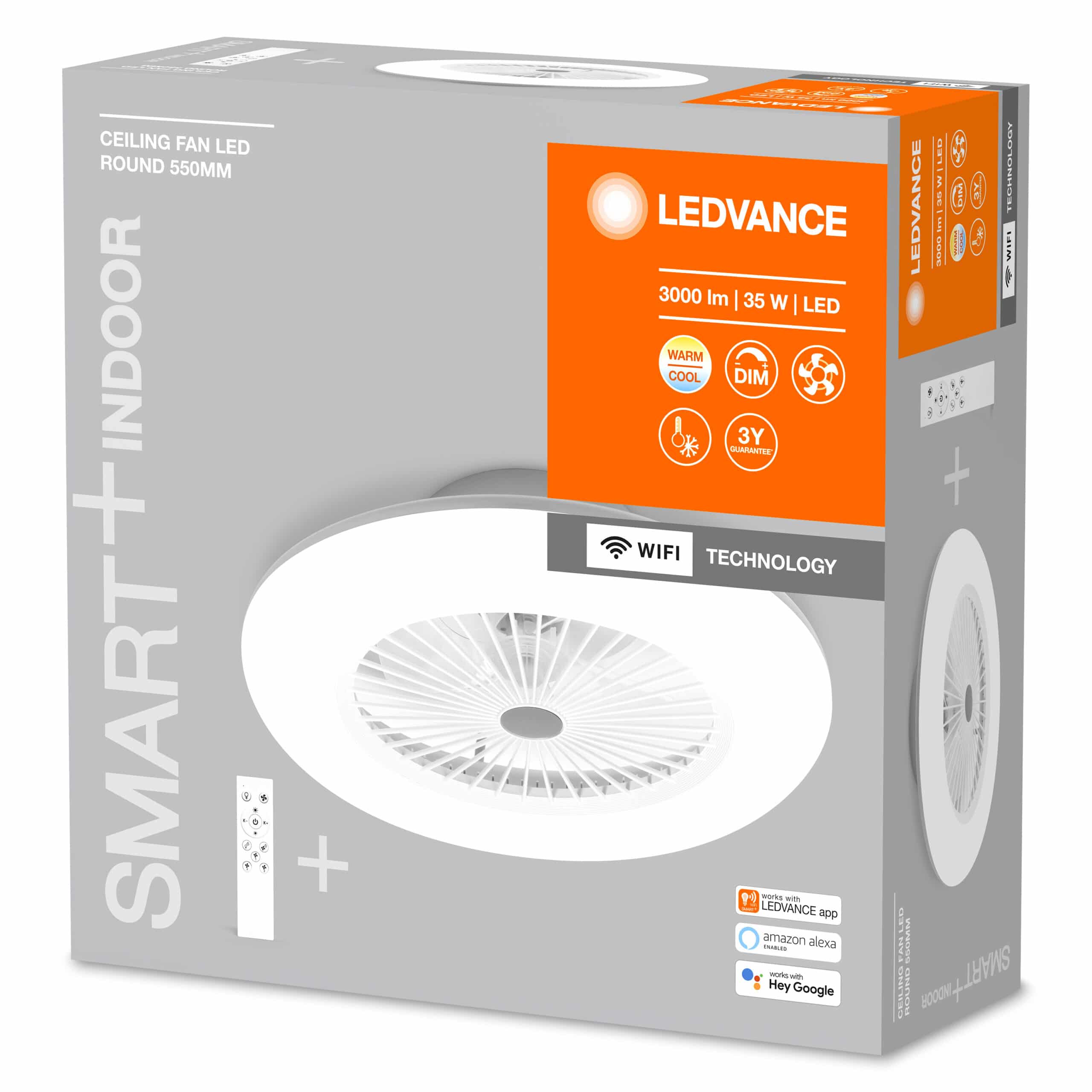 Ledvance Smart+Wifi griestu ventilators/gaismeklis - Image 3
