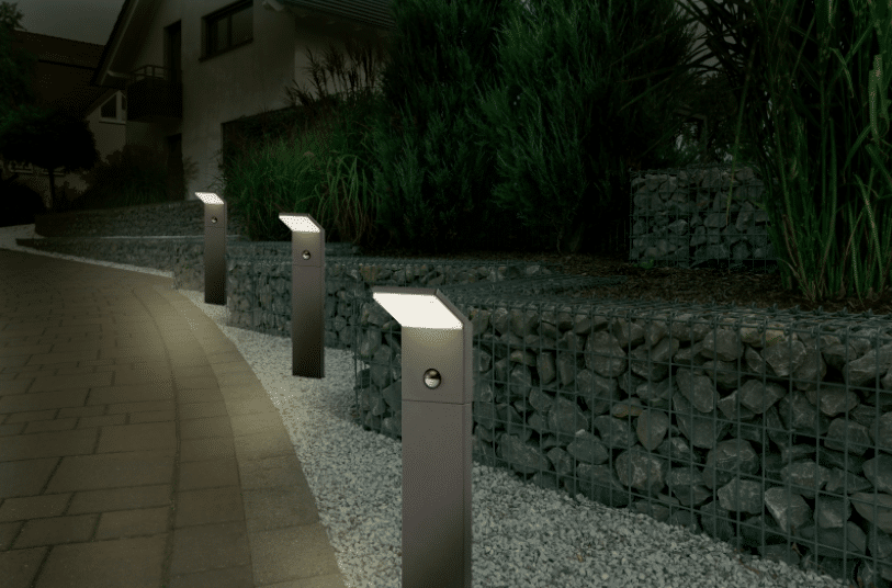 Trio Pearl dārza lampa ar sensoru