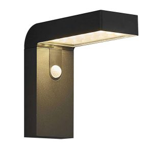 Nordlux Solar Alya sienas/fasādes lampa ar sensoru melns