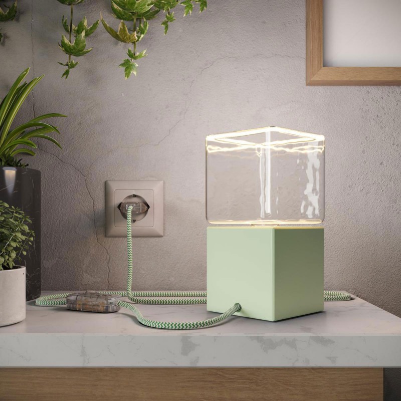 Creative Cables Posaluce Cubetto Color galda lampa