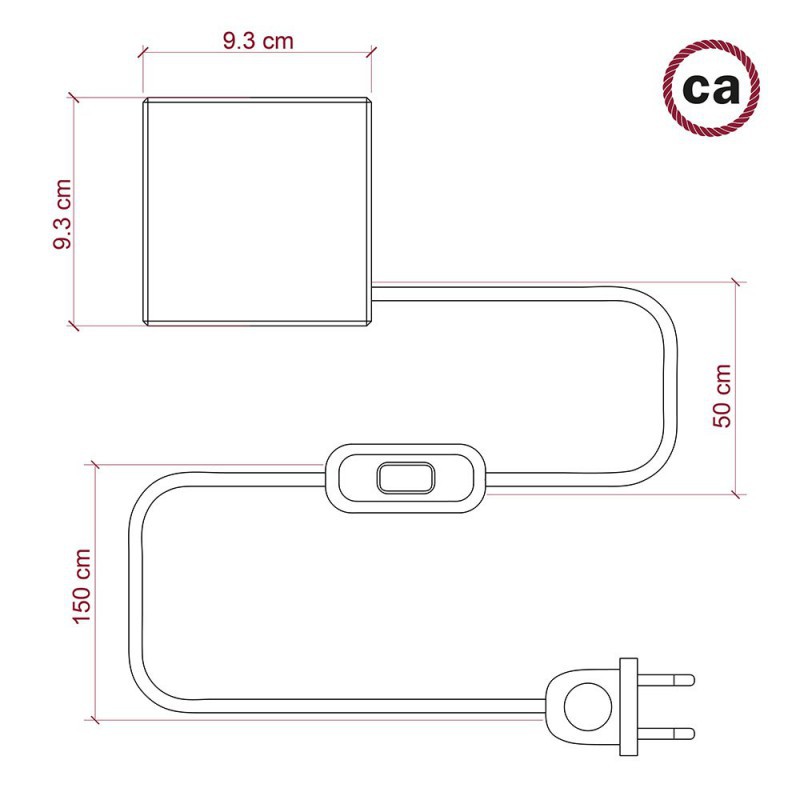 Creative Cables Posaluce Cubetto Color galda lampa - Image 4