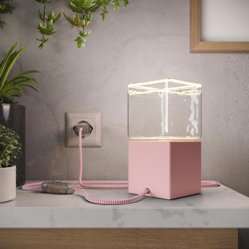 Creative Cables Posaluce Cubetto Color galda lampa