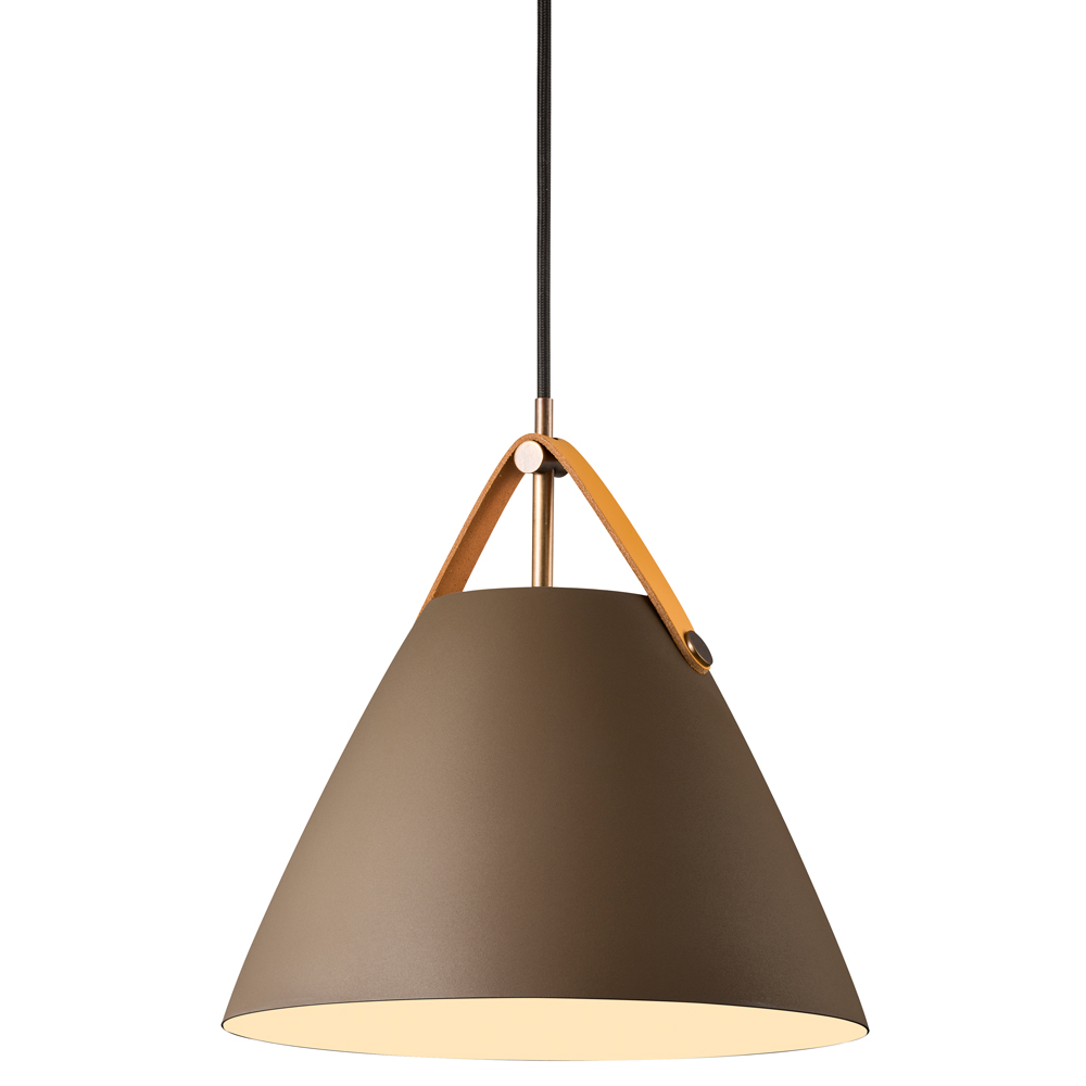 Nordlux Strap 27 piekaramā lampa brūna