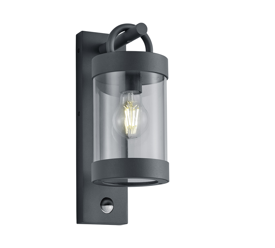 Trio Sambesi fasādes lampa ar sensoru
