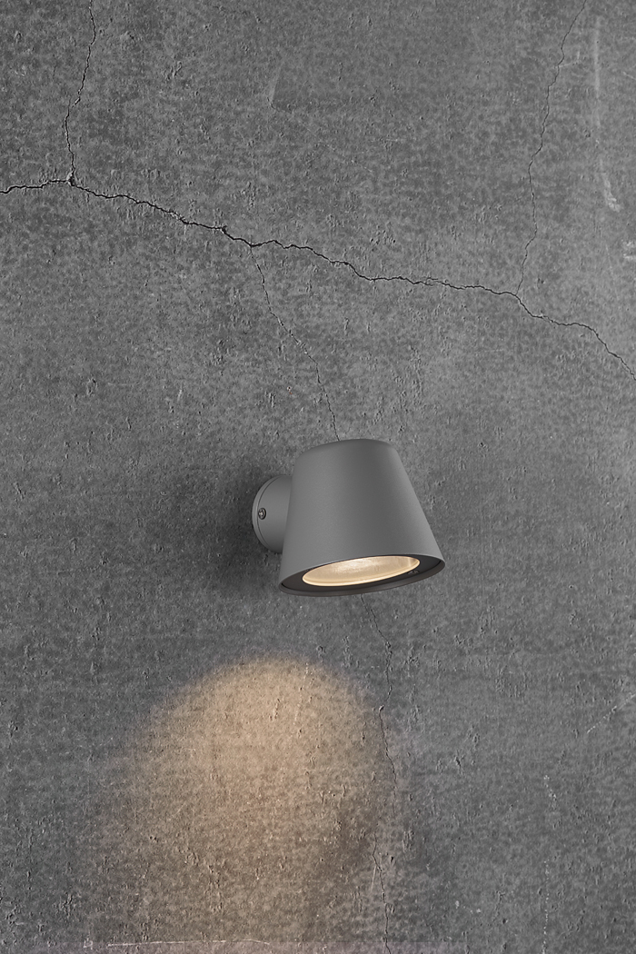 Nordlux Aleria sienas/fasādes lampa pelēka