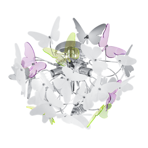 Trio Butterfly griestu lampa G9