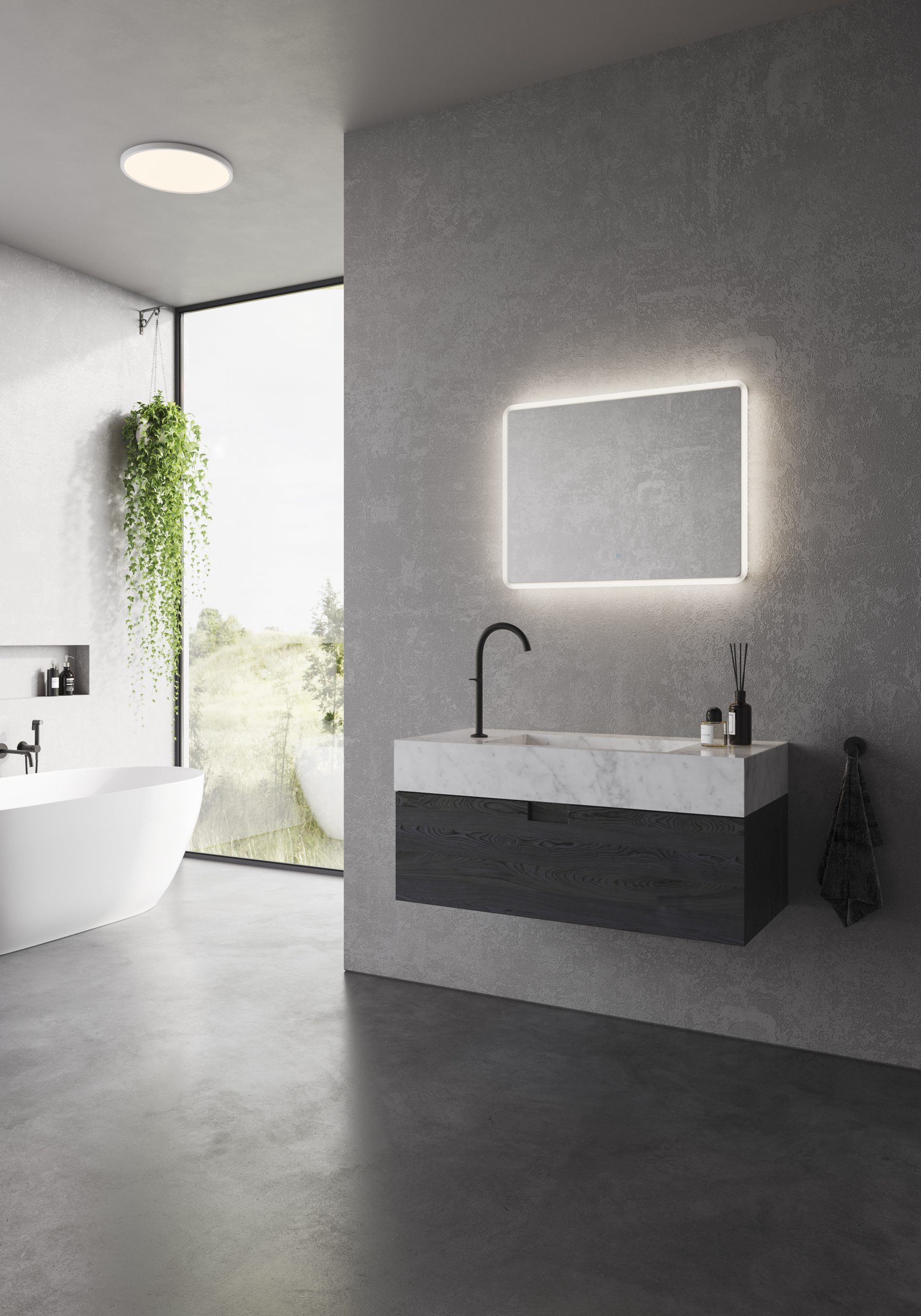 Nordlux Dovina sienas lampa/spogulis