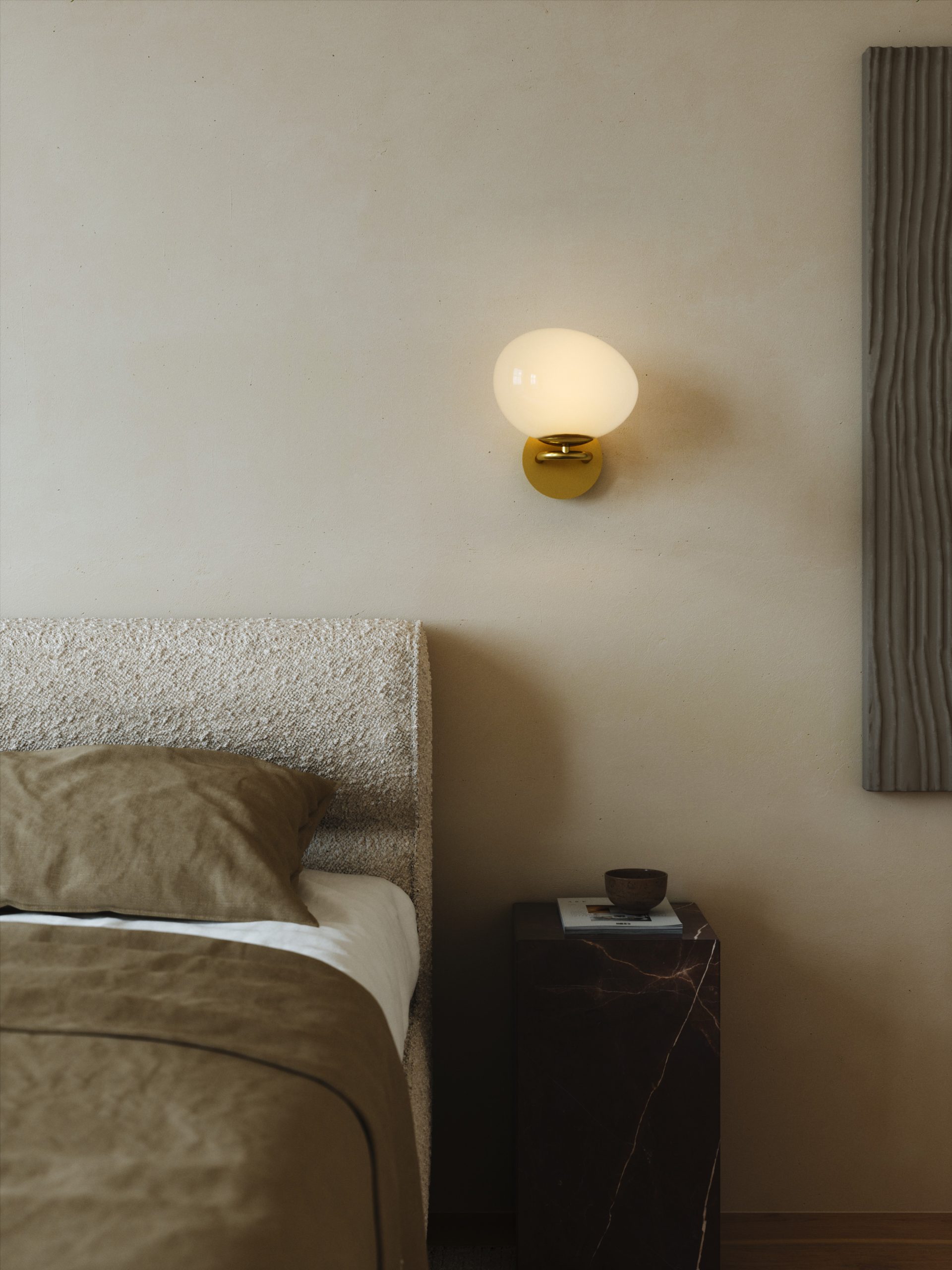 Nordlux Shapes sienas lampa misiņš