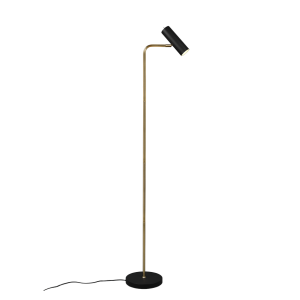 Trio Marley stāvlampa GU10 melns/zelts