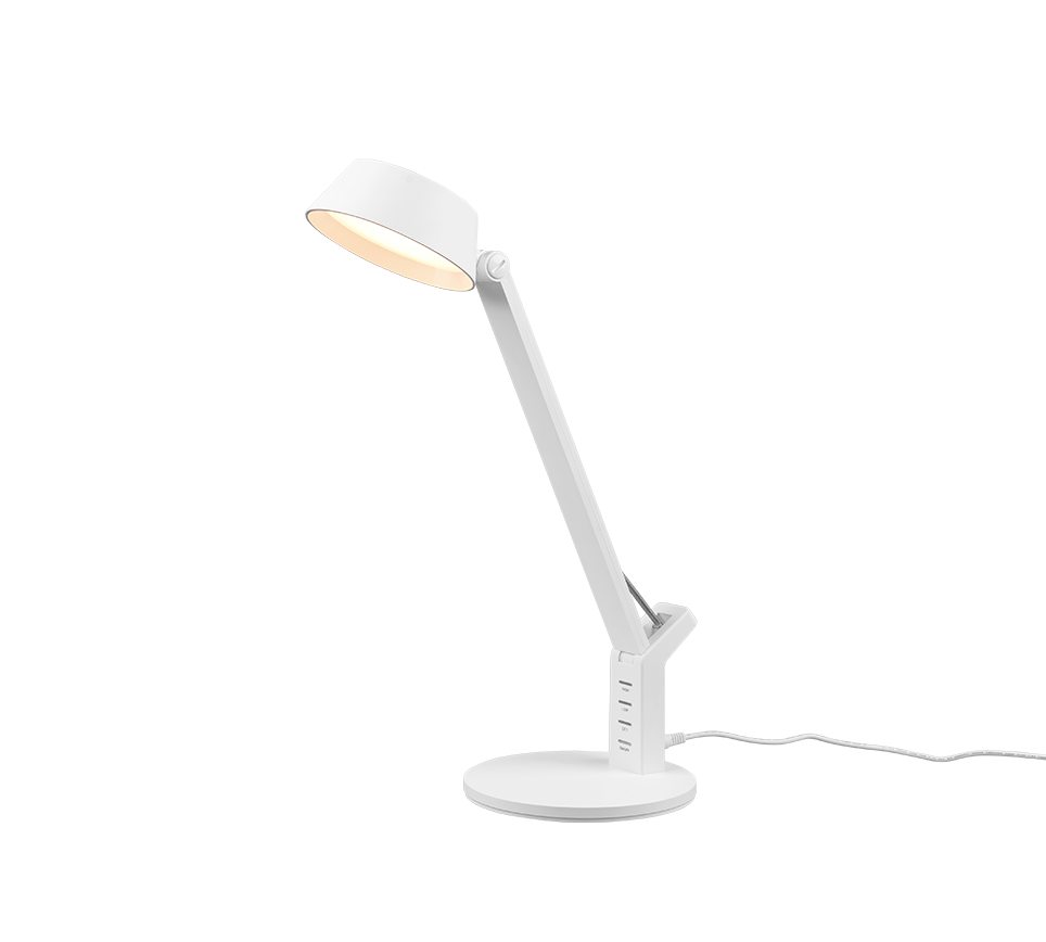 Trio Ava LED galda lampa mattēts balts