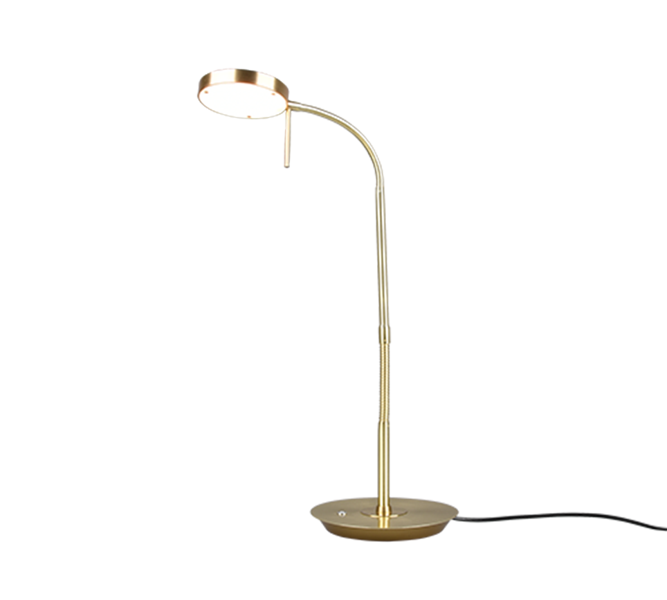 Trio Monza LED galda lampa misiņš