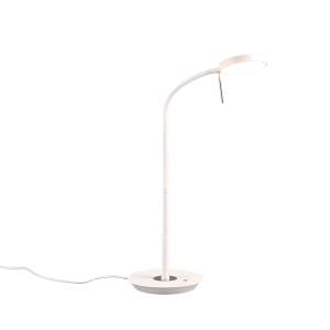 Trio Monza LED galda lampa mattēts balts