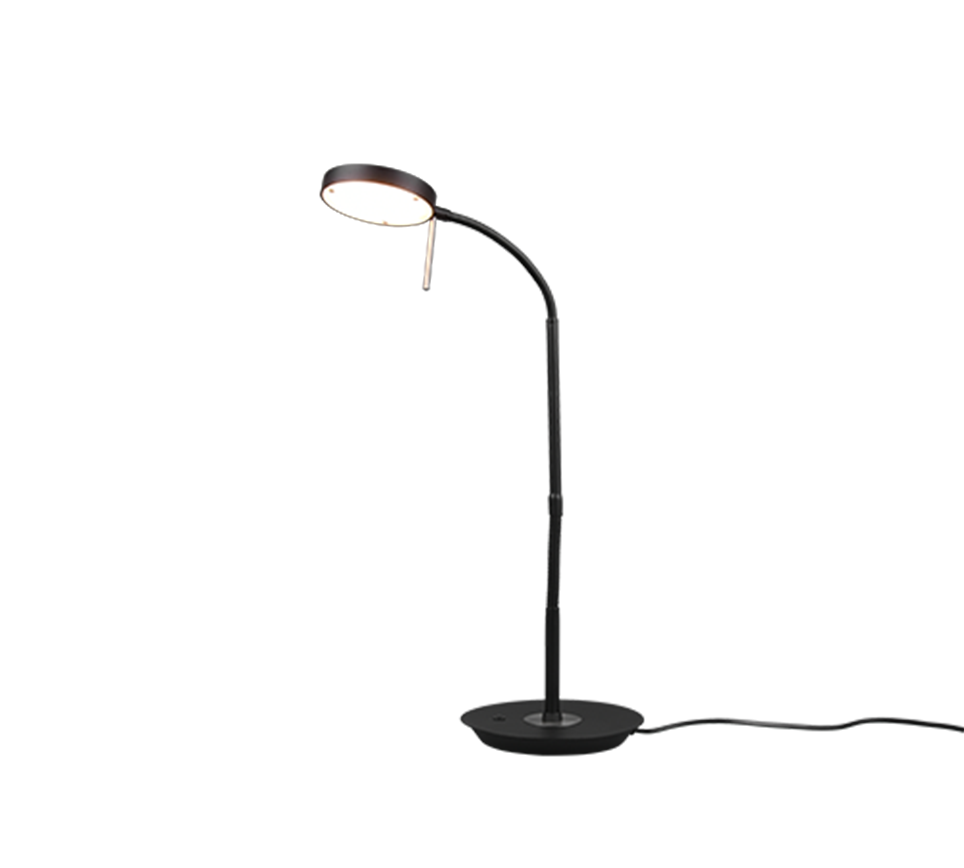 Trio Monza LED galda lampa mattēts melns