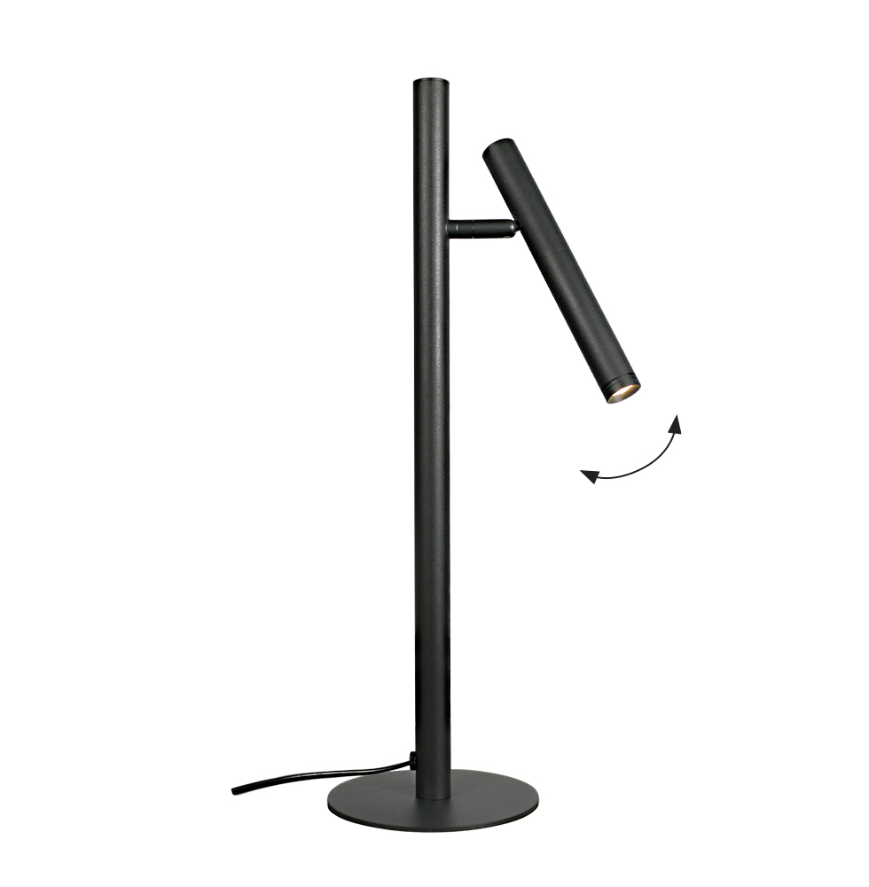 Viokef galda lampa Corso melna