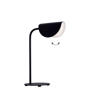 Viokef galda lampa Ada melna