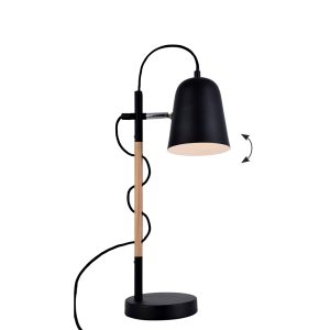 Viokef galda lampa Eddie melna