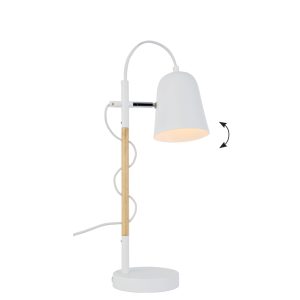 Viokef galda lampa Eddie balta