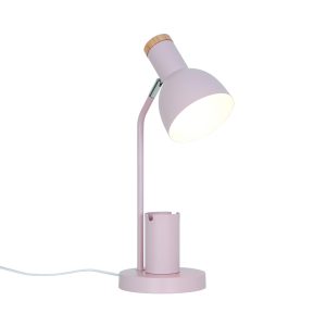 Nordlux galda lampa Devone pelēcīgi rozā