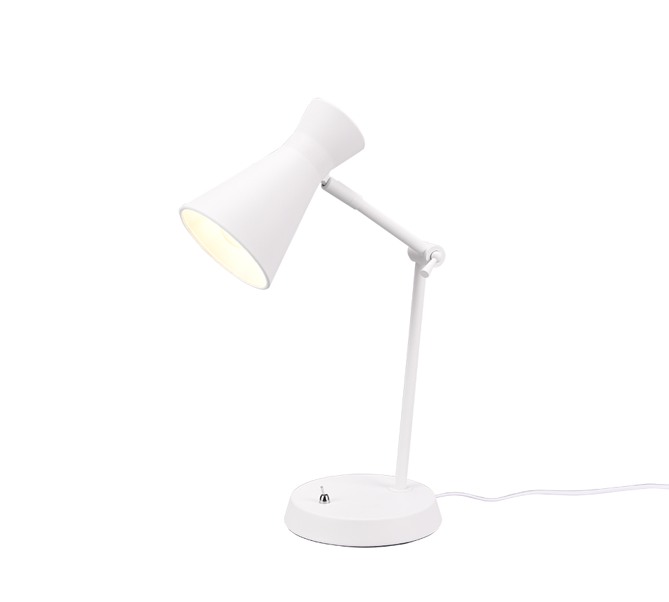 Trio Enzo LED galda lampa mattēts balts