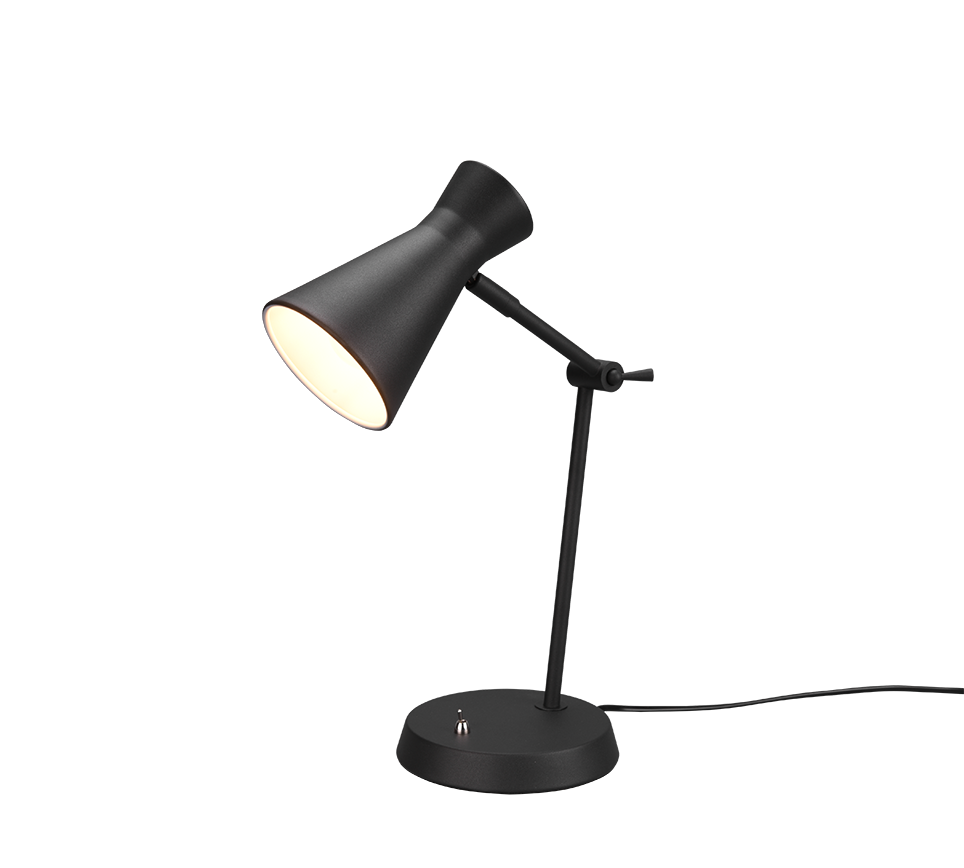 Trio Enzo LED galda lampa mattēts melns
