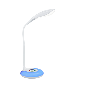 Trio Krait RGB LED galda lampa balta