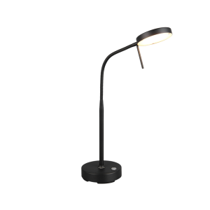 Trio Moreno LED galda lampa mattēta melna