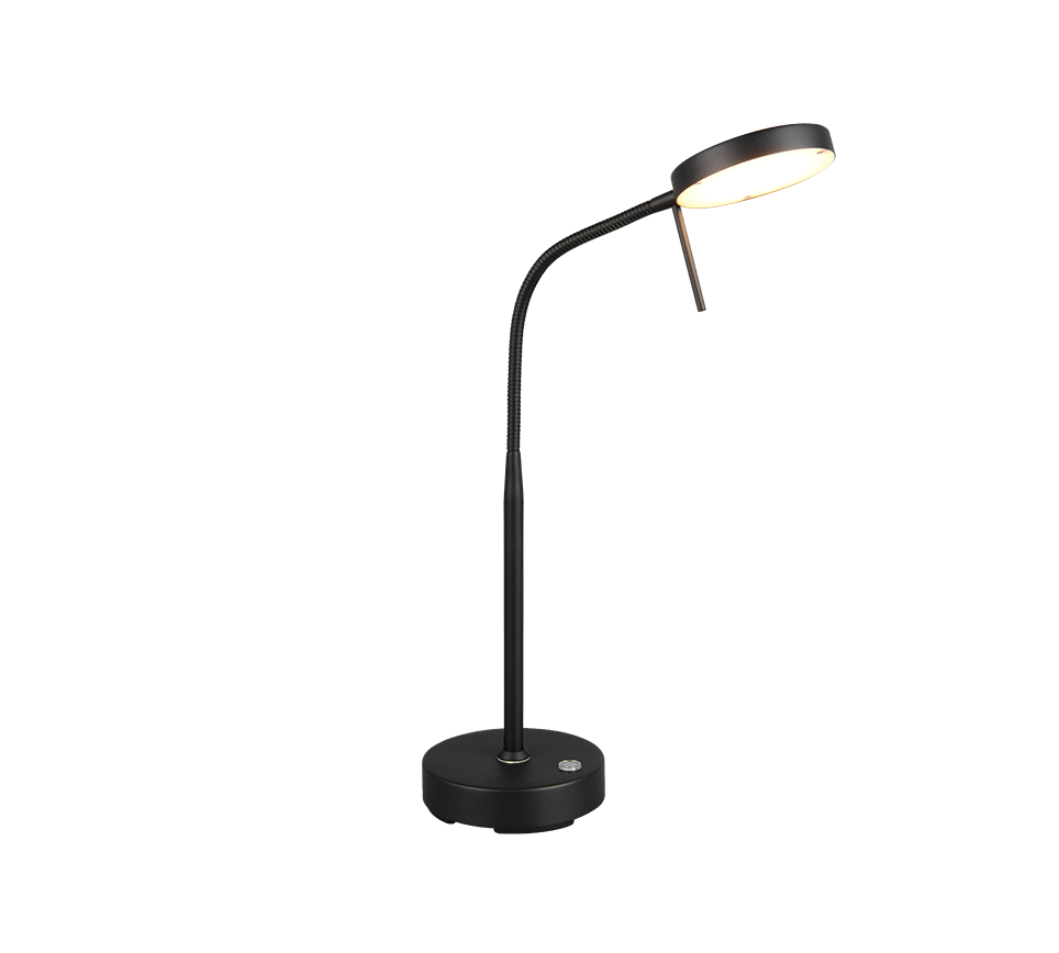 Trio Moreno LED galda lampa mattēta melna