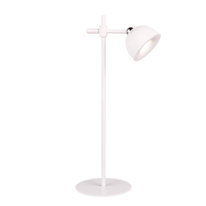 Trio Maxima LED galda lampa balta