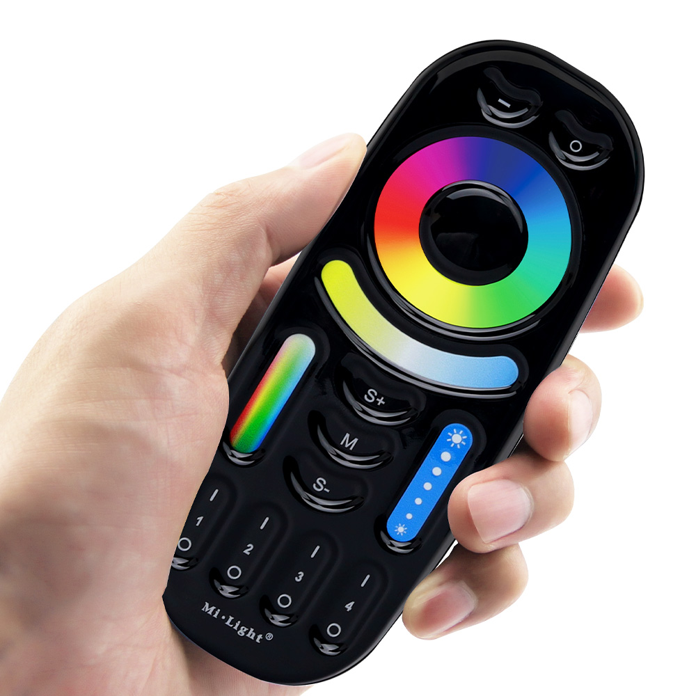 Black RGBW+CCT RF remote control