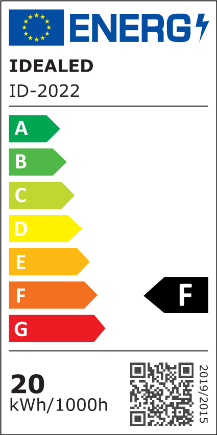 LED lente 12V 20W/m 3000K