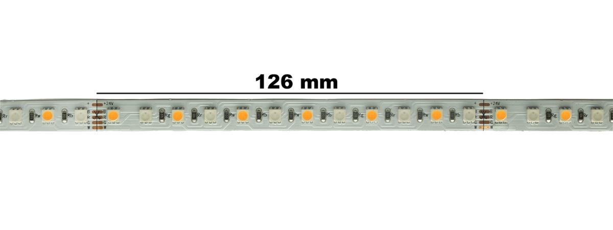 Profesionāla LED lente  RGB+WW 22W/m 24V