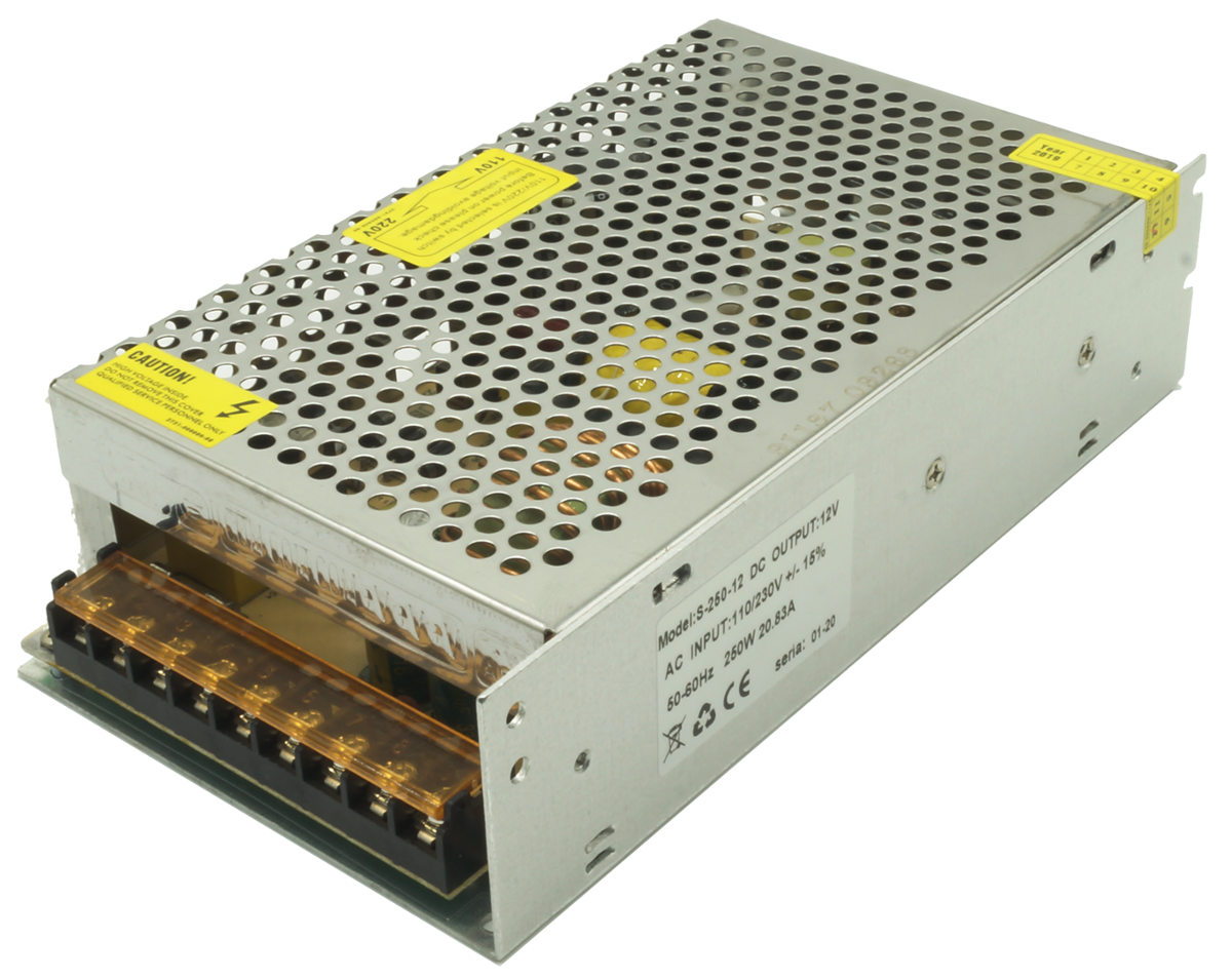 LED barošanas bloks 12V 250 W