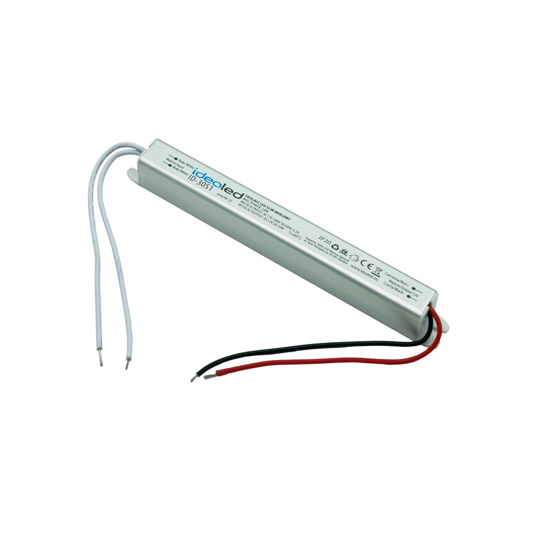 SLIM barošanas bloks 12 V 24 W