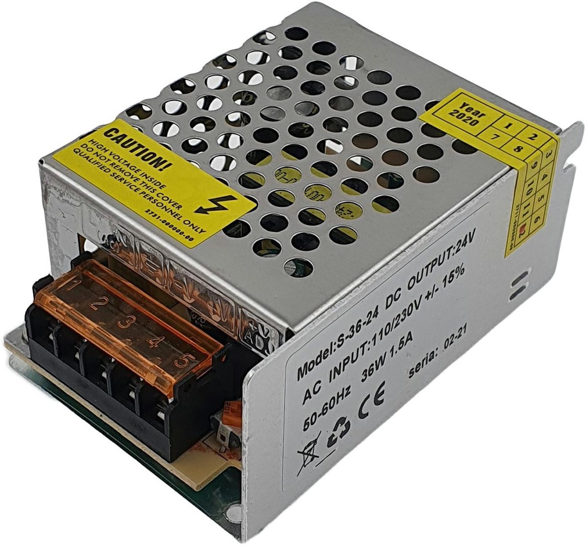 Barošanas bloks LED lentu barošanai 24V 25W