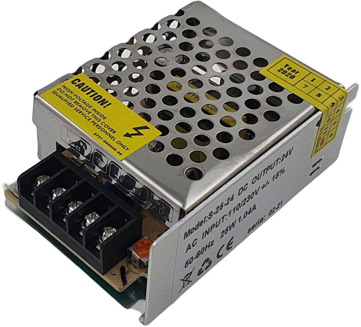 Barošanas bloks LED lentu barošanai 24V 25W