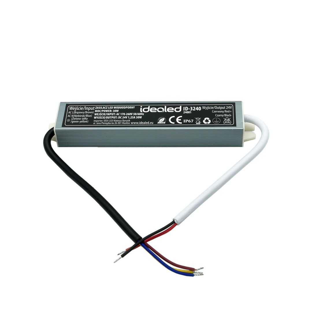 Barošanas bloks ūdensizturīgs 30W 24V