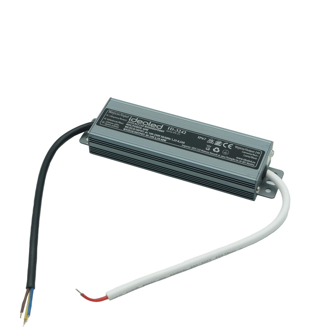 Barošanas bloks ūdensizturīgs 60W 24V
