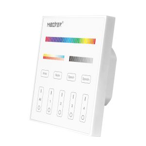 4 zonu paneļa tālvadības pults (RGB+CCT)