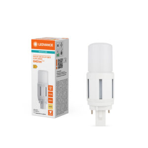 Profesionālā spuldze Ledvance DULUX D VERTICAL LED 5,5W/830 230V EM, 3000K