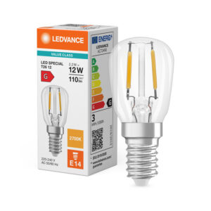 Profesionālā spuldze Ledvance Performance SPECIAL T26 FIL 10 non-dim 2,2W/827 E14, 2700K